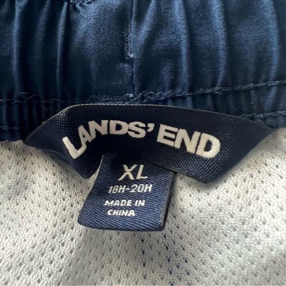 Lands’ End Boys Blue and Neon Green Swimming Trunks- Size XL - Picture 7 of 8